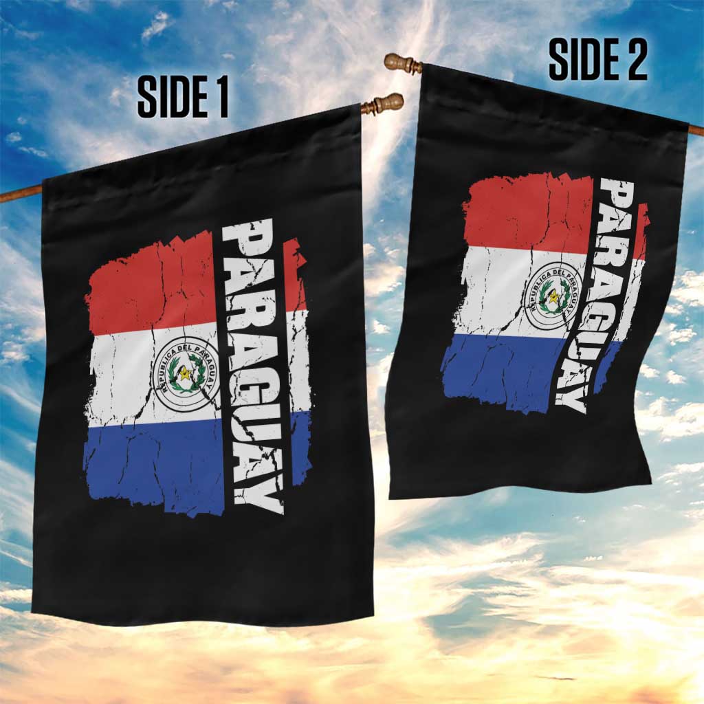 Paraguay Proud Roots Vintage Paraguaya Flag Heritage Pride Garden Flag