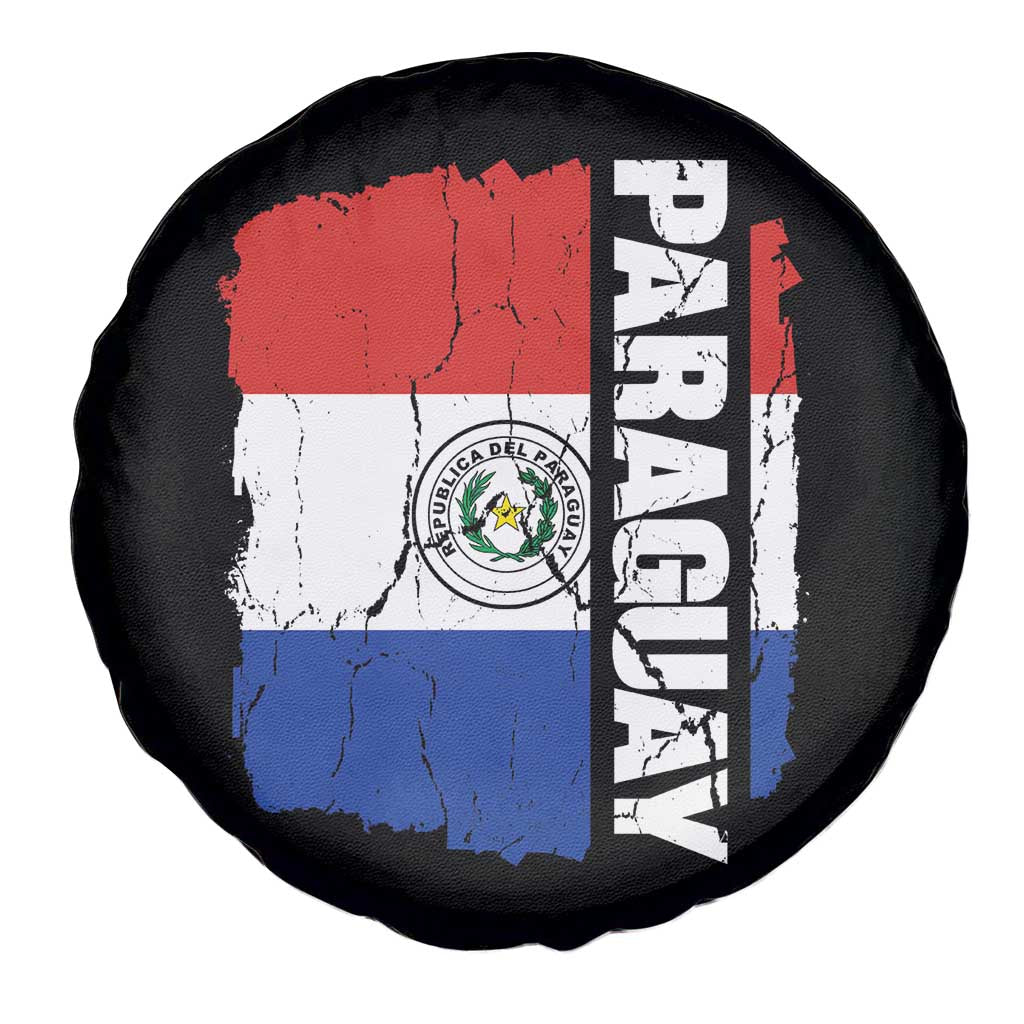 Paraguay Proud Roots Vintage Paraguaya Flag Heritage Pride Spare Tire Cover