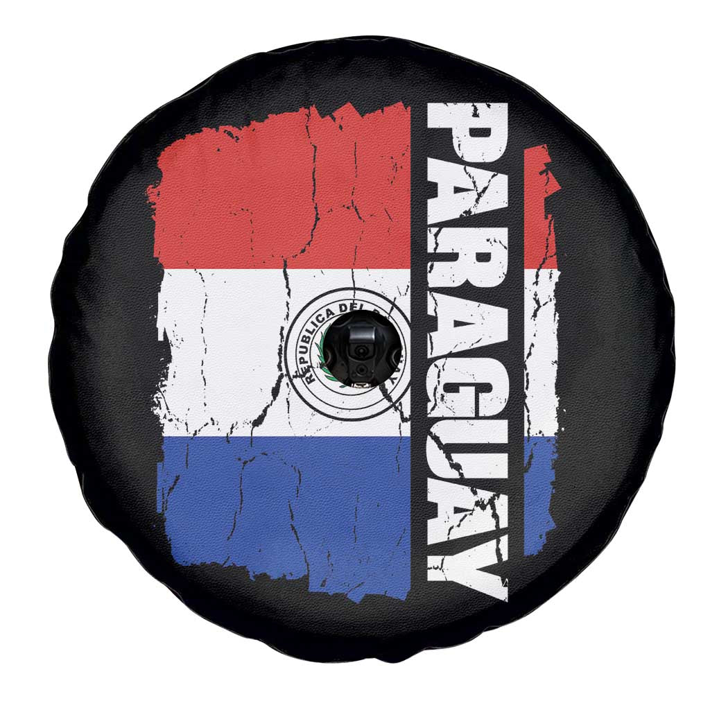 Paraguay Proud Roots Vintage Paraguaya Flag Heritage Pride Spare Tire Cover