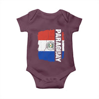 Paraguay Proud Roots Vintage Paraguaya Flag Heritage Pride Baby Onesie