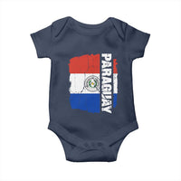 Paraguay Proud Roots Vintage Paraguaya Flag Heritage Pride Baby Onesie