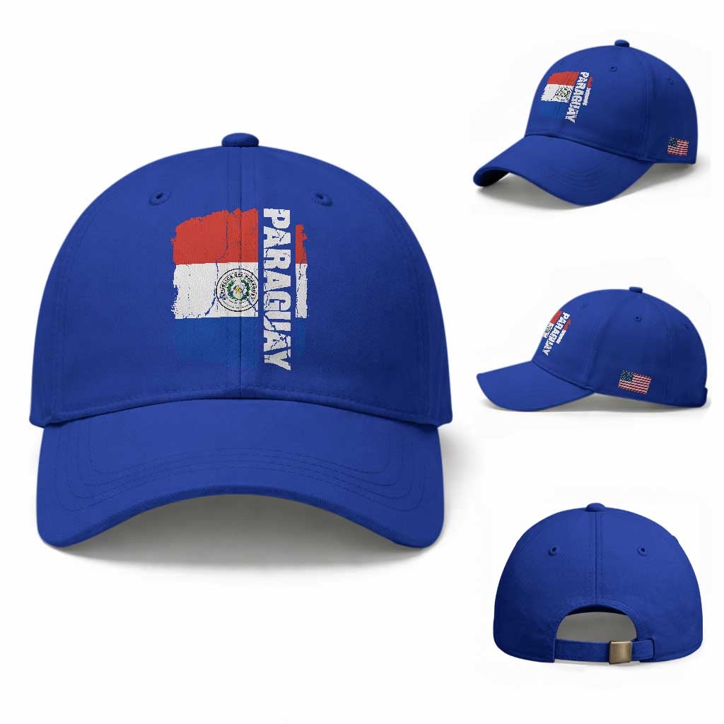 Paraguay Proud Roots Vintage Paraguaya Flag Heritage Pride Baseball Cap