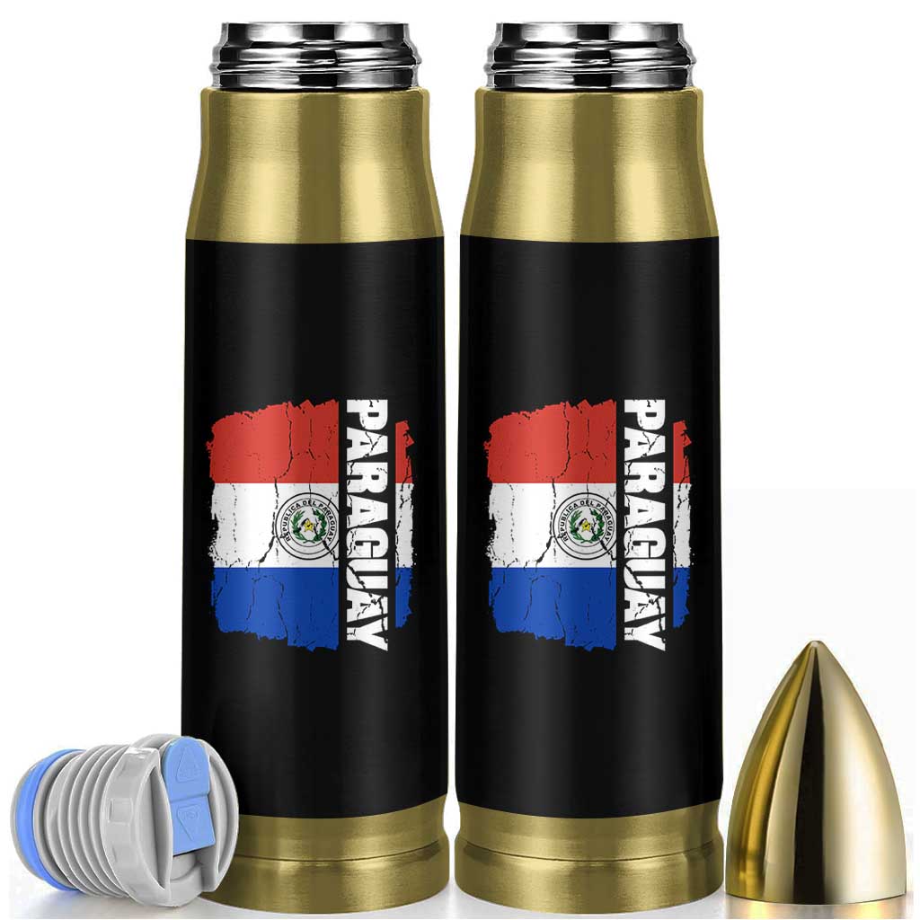 Paraguay Proud Roots Vintage Paraguaya Flag Heritage Pride Bullet Tumbler