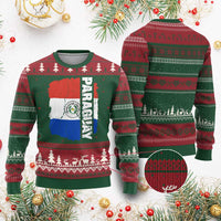 Paraguay Proud Roots Vintage Paraguaya Flag Heritage Pride Ugly Christmas Sweater