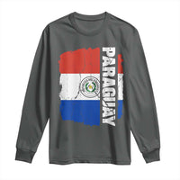 Paraguay Proud Roots Vintage Paraguaya Flag Heritage Pride Long Sleeve Shirt