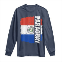Paraguay Proud Roots Vintage Paraguaya Flag Heritage Pride Long Sleeve Shirt
