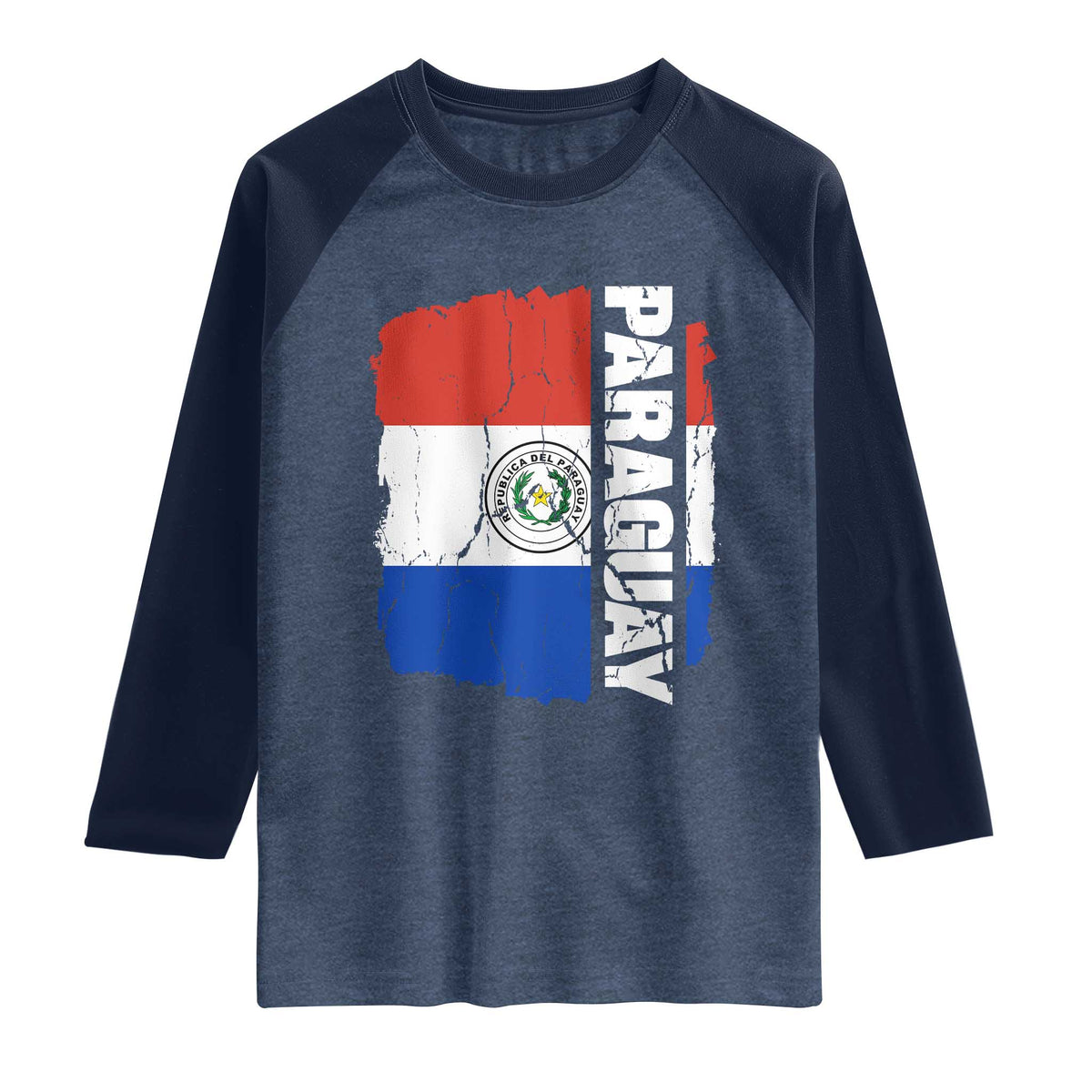 Paraguay Proud Roots Vintage Paraguaya Flag Heritage Pride Raglan Shirt