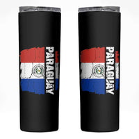 Paraguay Proud Roots Vintage Paraguaya Flag Heritage Pride Skinny Tumbler