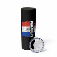 Paraguay Proud Roots Vintage Paraguaya Flag Heritage Pride Skinny Tumbler