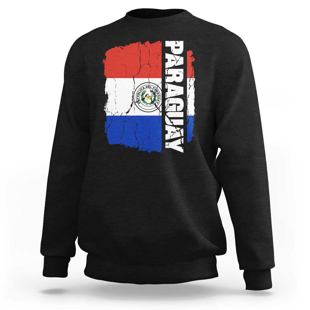 Paraguay Proud Roots Vintage Paraguaya Flag Heritage Pride Sweatshirt