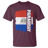 Paraguay Proud Roots Vintage Paraguaya Flag Heritage Pride T Shirt
