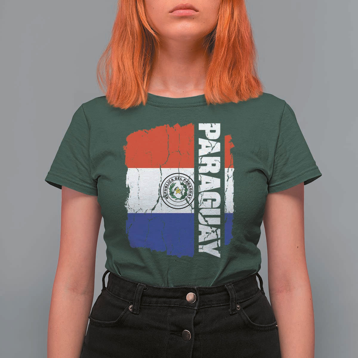 Paraguay Proud Roots Vintage Paraguaya Flag Heritage Pride T Shirt For Women