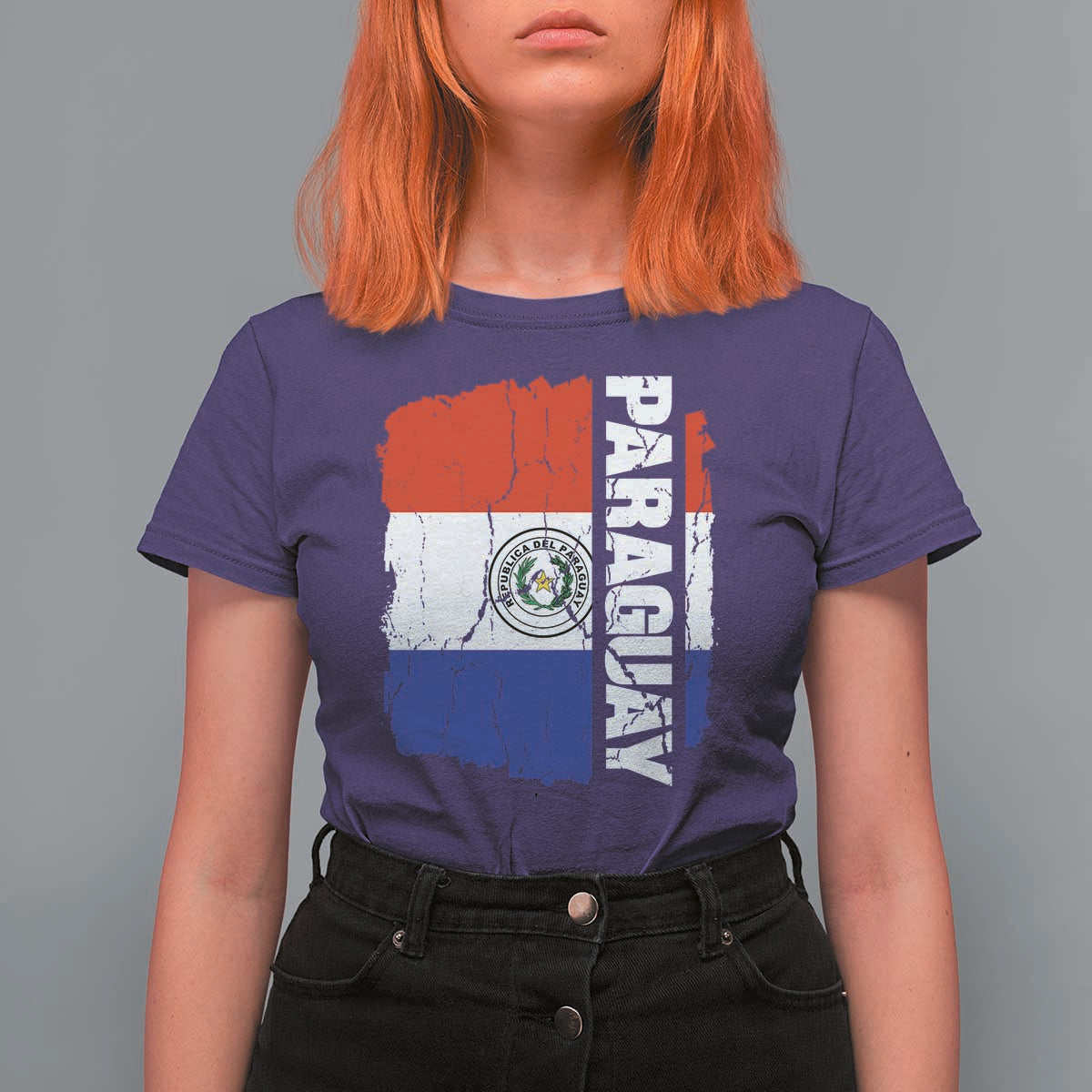 Paraguay Proud Roots Vintage Paraguaya Flag Heritage Pride T Shirt For Women
