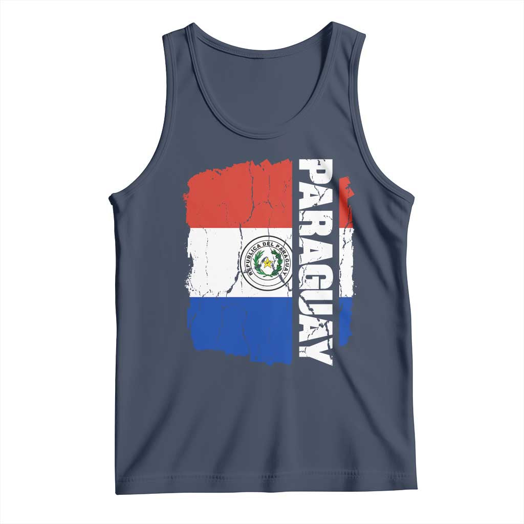 Paraguay Proud Roots Vintage Paraguaya Flag Heritage Pride Tank Top