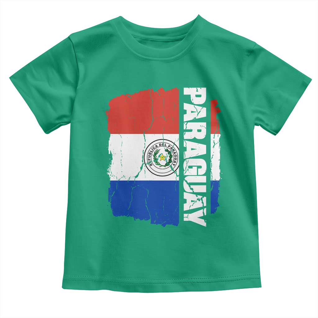 Paraguay Proud Roots Vintage Paraguaya Flag Heritage Pride Toddler T Shirt
