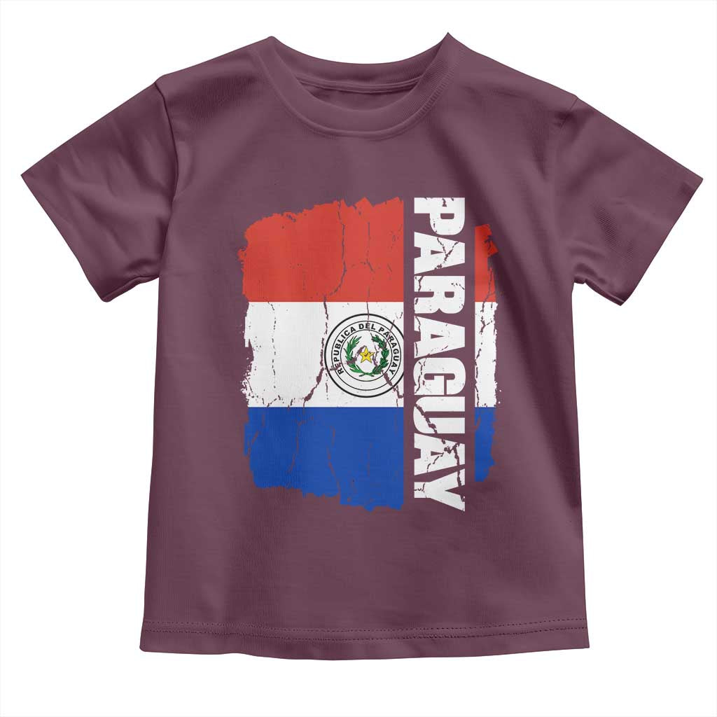 Paraguay Proud Roots Vintage Paraguaya Flag Heritage Pride Toddler T Shirt