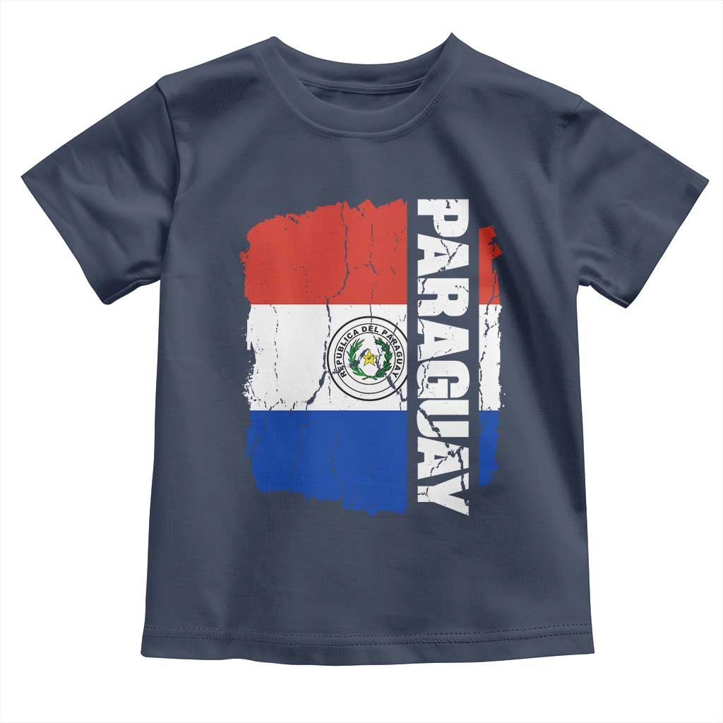 Paraguay Proud Roots Vintage Paraguaya Flag Heritage Pride Toddler T Shirt