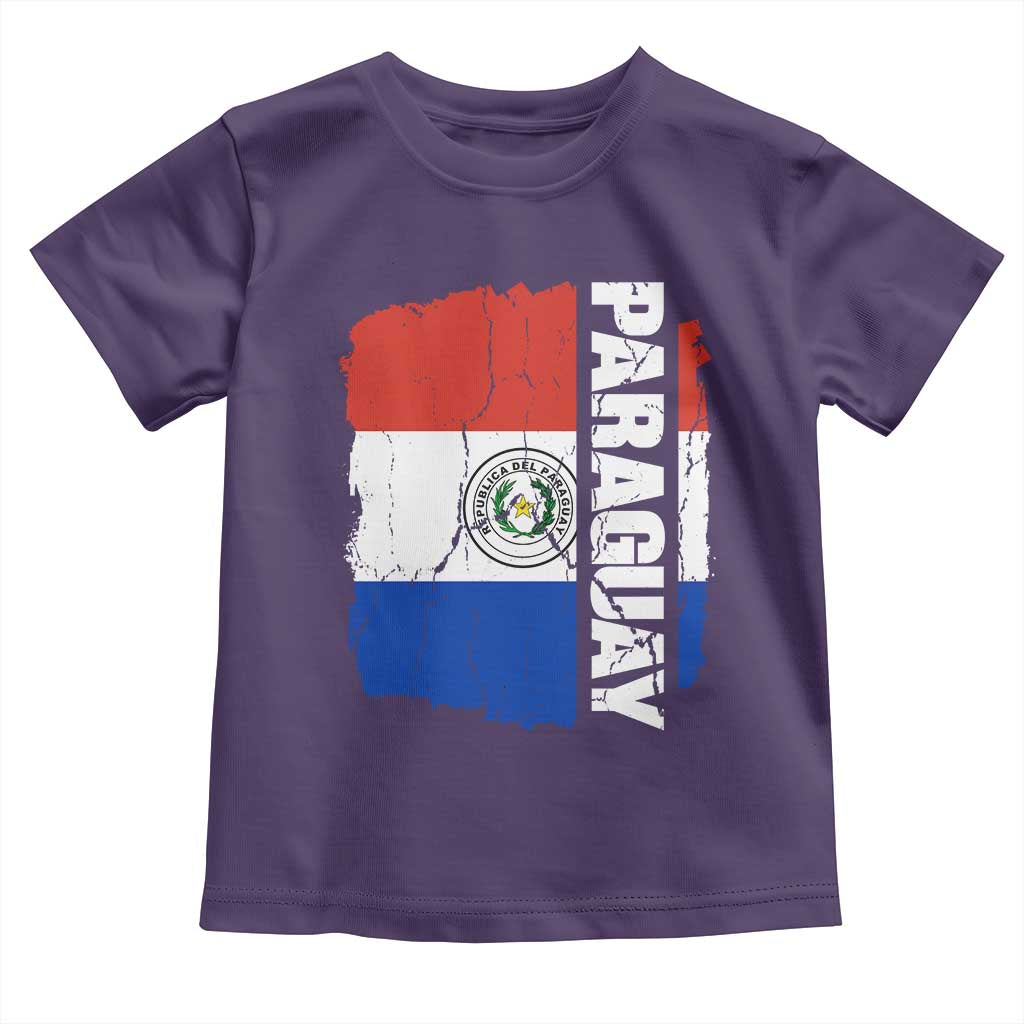 Paraguay Proud Roots Vintage Paraguaya Flag Heritage Pride Toddler T Shirt