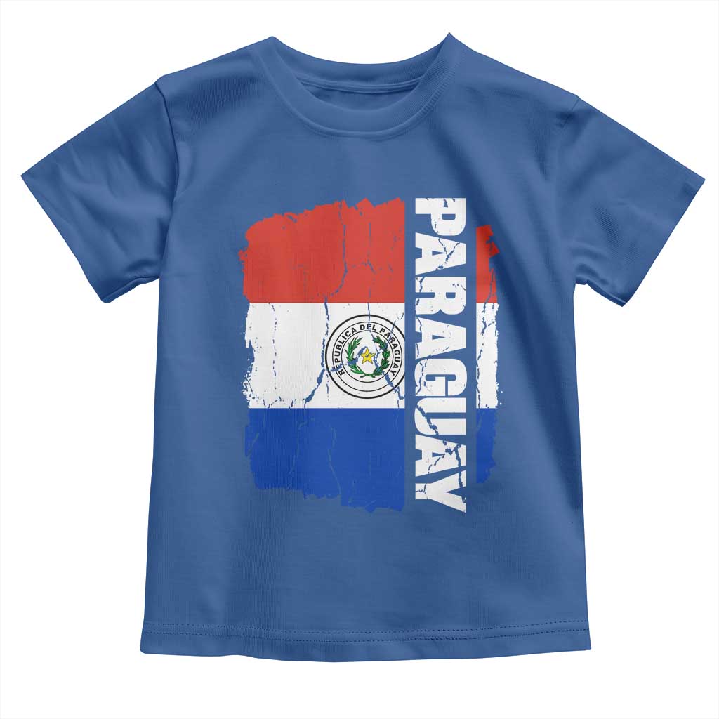 Paraguay Proud Roots Vintage Paraguaya Flag Heritage Pride Toddler T Shirt