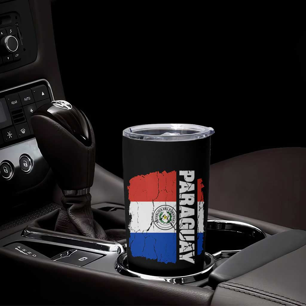 Paraguay Proud Roots Vintage Paraguaya Flag Heritage Pride Tumbler Cup