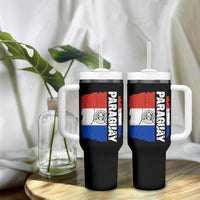 Paraguay Proud Roots Vintage Paraguaya Flag Heritage Pride Tumbler With Handle