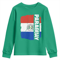 Paraguay Proud Roots Vintage Paraguaya Flag Heritage Pride Youth Sweatshirt