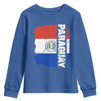 Paraguay Proud Roots Vintage Paraguaya Flag Heritage Pride Youth Sweatshirt