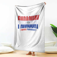 Vamos Paraguay Long Live Soccer Cheer Throw Blanket Patriotic Paraguaya Futbol Football Fans Pride