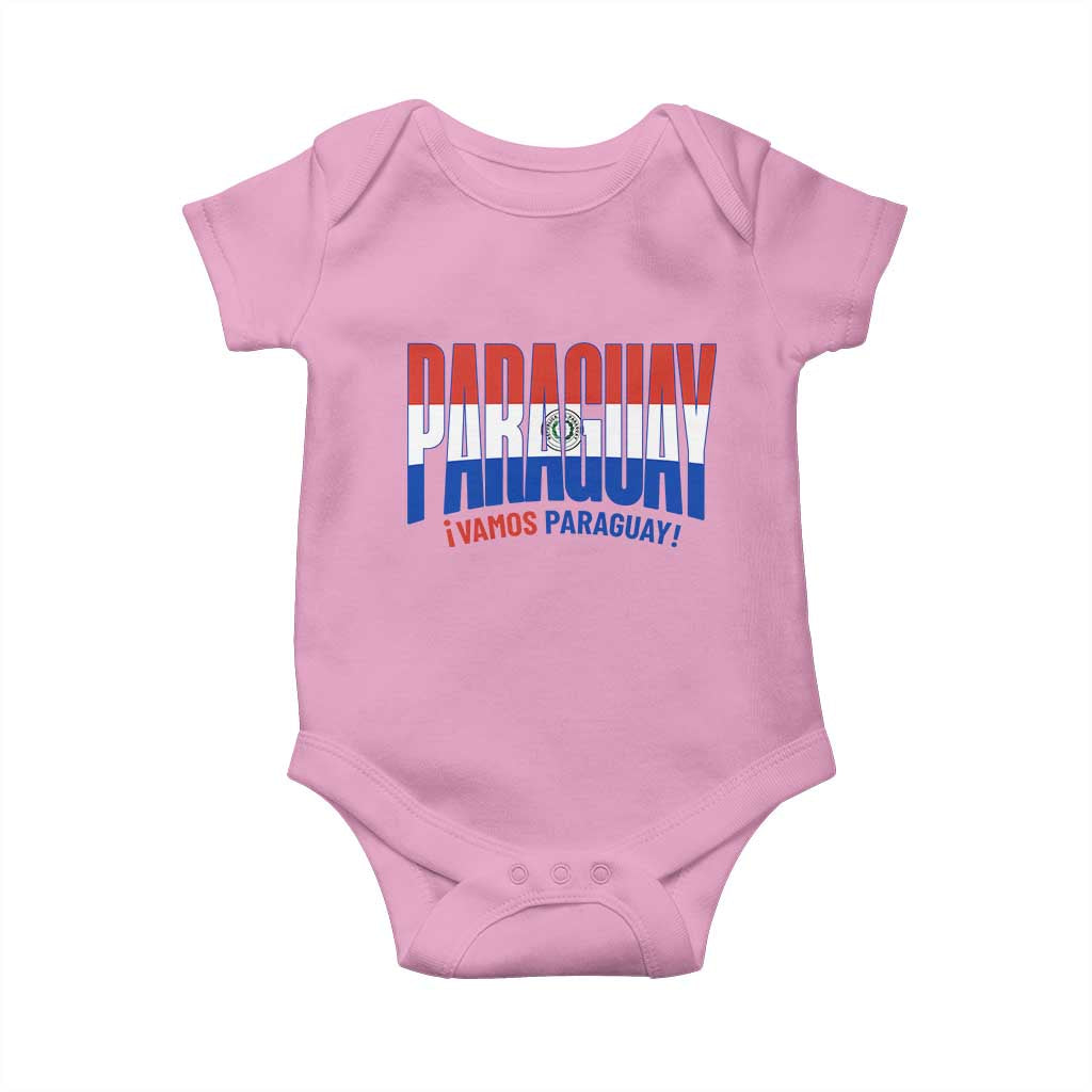 Vamos Paraguay Long Live Soccer Cheer Baby Onesie Patriotic Paraguaya Futbol Football Fans Pride