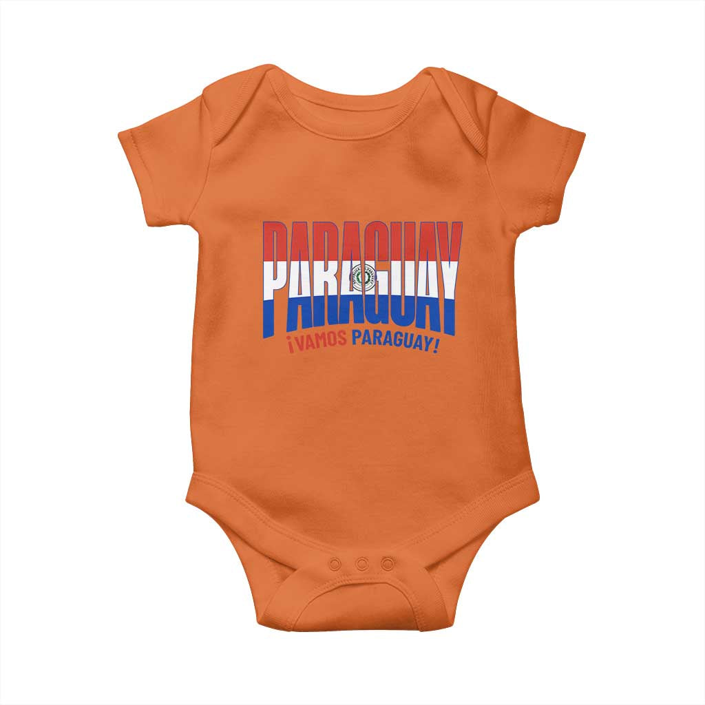 Vamos Paraguay Long Live Soccer Cheer Baby Onesie Patriotic Paraguaya Futbol Football Fans Pride