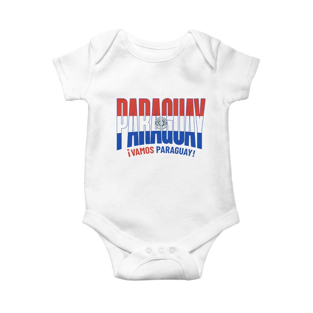 Vamos Paraguay Long Live Soccer Cheer Baby Onesie Patriotic Paraguaya Futbol Football Fans Pride