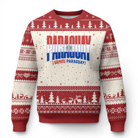 Vamos Paraguay Long Live Soccer Cheer Ugly Christmas Sweater Patriotic Paraguaya Futbol Football Fans Pride