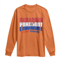 Vamos Paraguay Long Live Soccer Cheer Long Sleeve Shirt Patriotic Paraguaya Futbol Football Fans Pride
