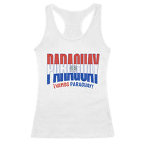 Vamos Paraguay Long Live Soccer Cheer Racerback Tank Top Patriotic Paraguaya Futbol Football Fans Pride