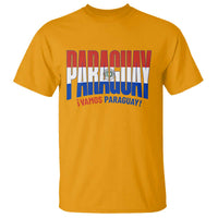 Vamos Paraguay Long Live Soccer Cheer T Shirt Patriotic Paraguaya Futbol Football Fans Pride