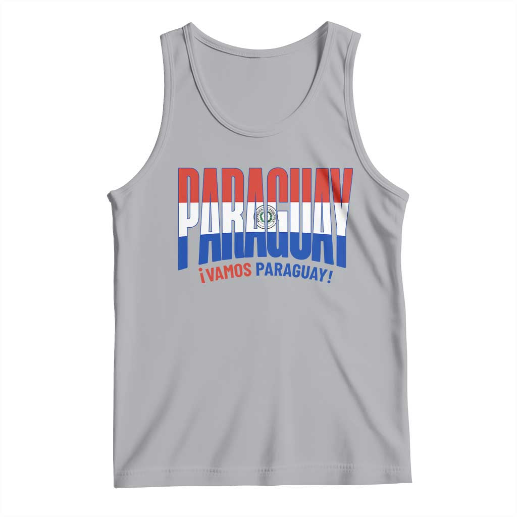 Vamos Paraguay Long Live Soccer Cheer Tank Top Patriotic Paraguaya Futbol Football Fans Pride