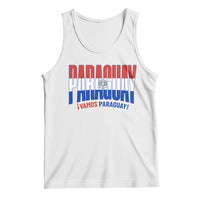 Vamos Paraguay Long Live Soccer Cheer Tank Top Patriotic Paraguaya Futbol Football Fans Pride