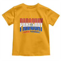 Vamos Paraguay Long Live Soccer Cheer Toddler T Shirt Patriotic Paraguaya Futbol Football Fans Pride