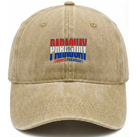 Vamos Paraguay Long Live Soccer Cheer Washed Cotton Baseball Cap Patriotic Paraguaya Futbol Football Fans Pride