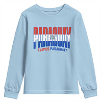 Vamos Paraguay Long Live Soccer Cheer Youth Sweatshirt Patriotic Paraguaya Futbol Football Fans Pride