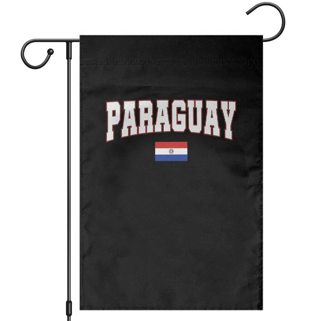 Paraguay Retro Athletic Varsity Style Garden Flag Paraguaya Flag Country Pride Heritage