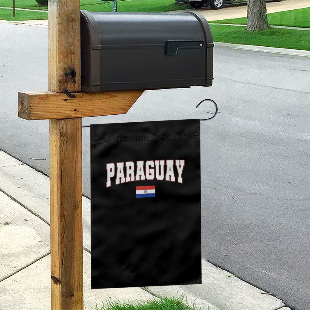 Paraguay Retro Athletic Varsity Style Garden Flag Paraguaya Flag Country Pride Heritage