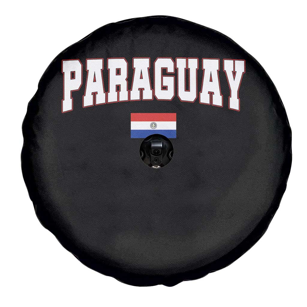 Paraguay Retro Athletic Varsity Style Spare Tire Cover Paraguaya Flag Country Pride Heritage