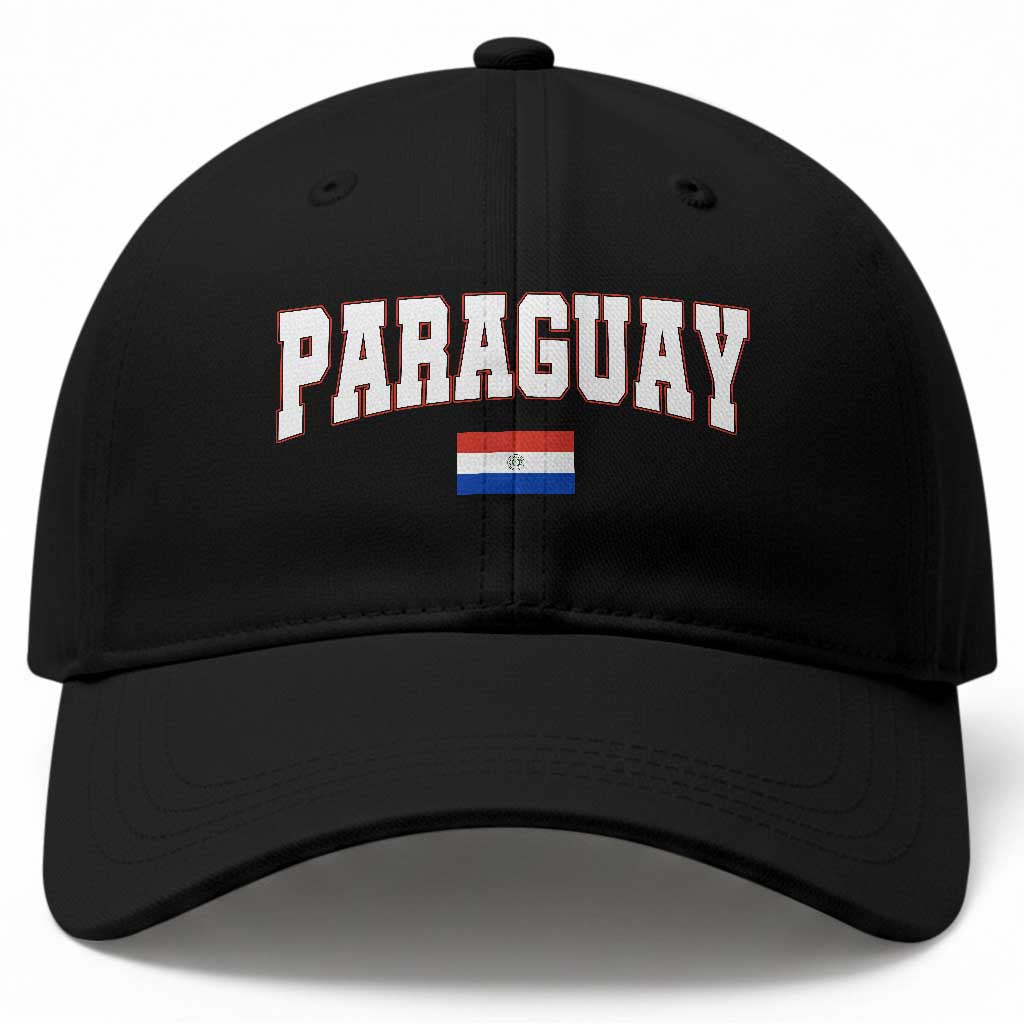 Paraguay Retro Athletic Varsity Style Baseball Cap Paraguaya Flag Country Pride Heritage
