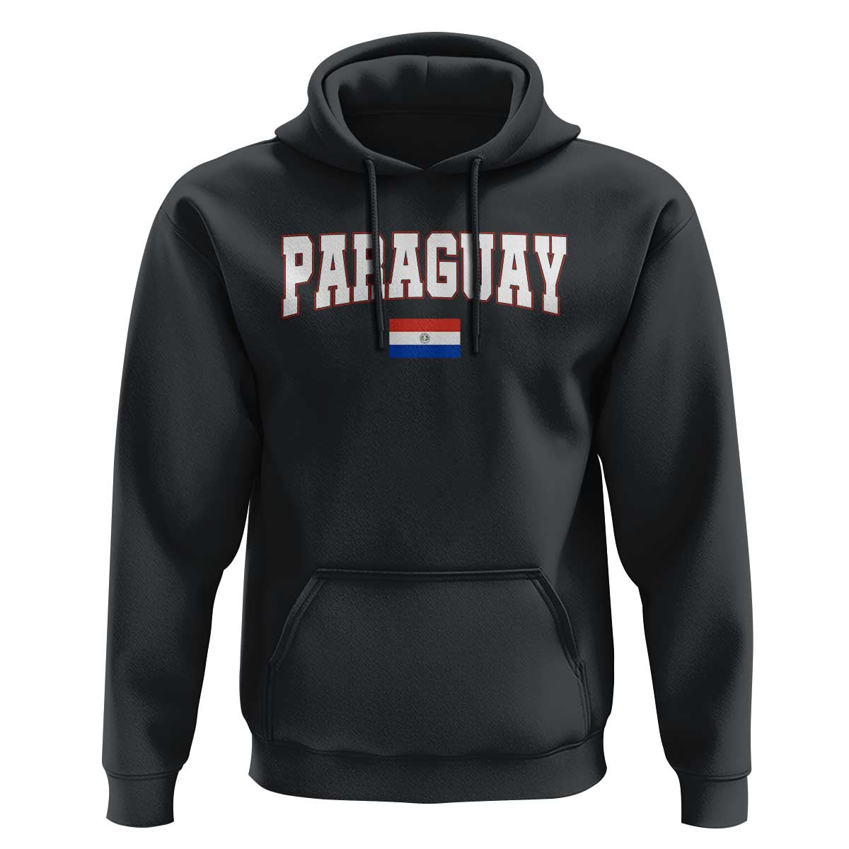 Paraguay Retro Athletic Varsity Style Hoodie Paraguaya Flag Country Pride Heritage