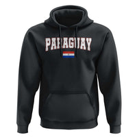 Paraguay Retro Athletic Varsity Style Hoodie Paraguaya Flag Country Pride Heritage