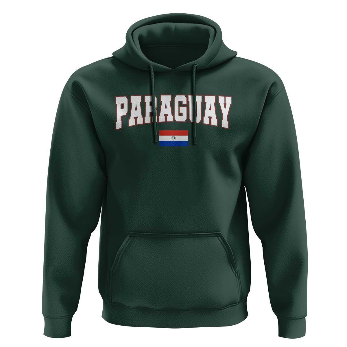 Paraguay Retro Athletic Varsity Style Hoodie Paraguaya Flag Country Pride Heritage