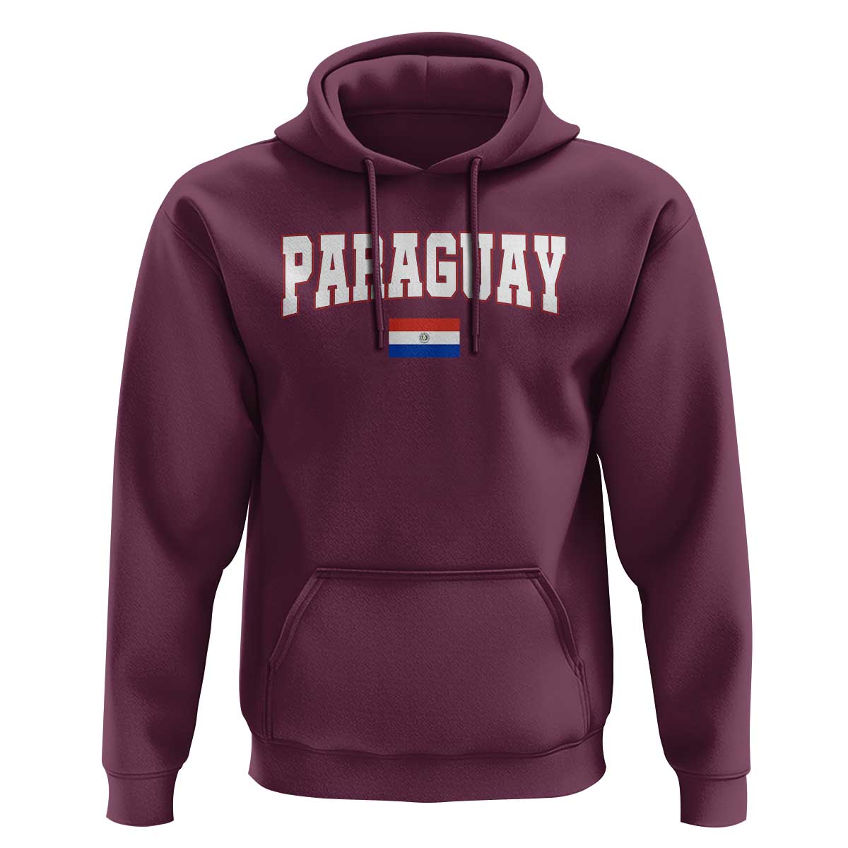 Paraguay Retro Athletic Varsity Style Hoodie Paraguaya Flag Country Pride Heritage