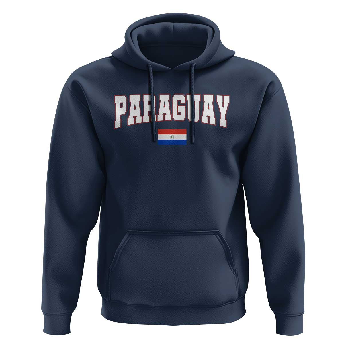 Paraguay Retro Athletic Varsity Style Hoodie Paraguaya Flag Country Pride Heritage