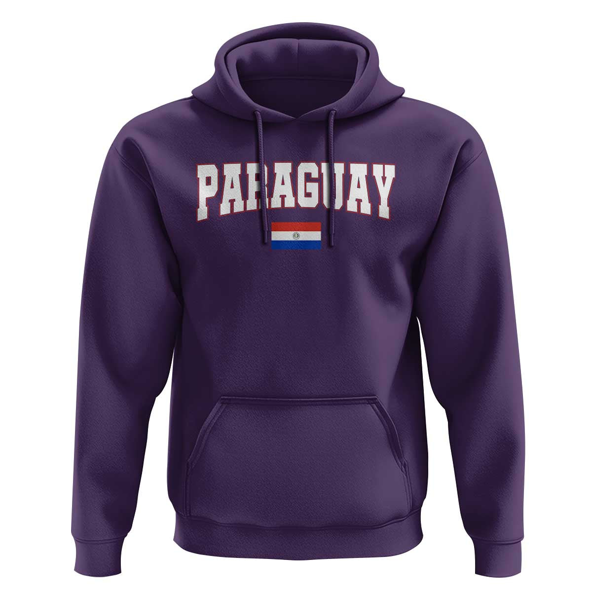 Paraguay Retro Athletic Varsity Style Hoodie Paraguaya Flag Country Pride Heritage
